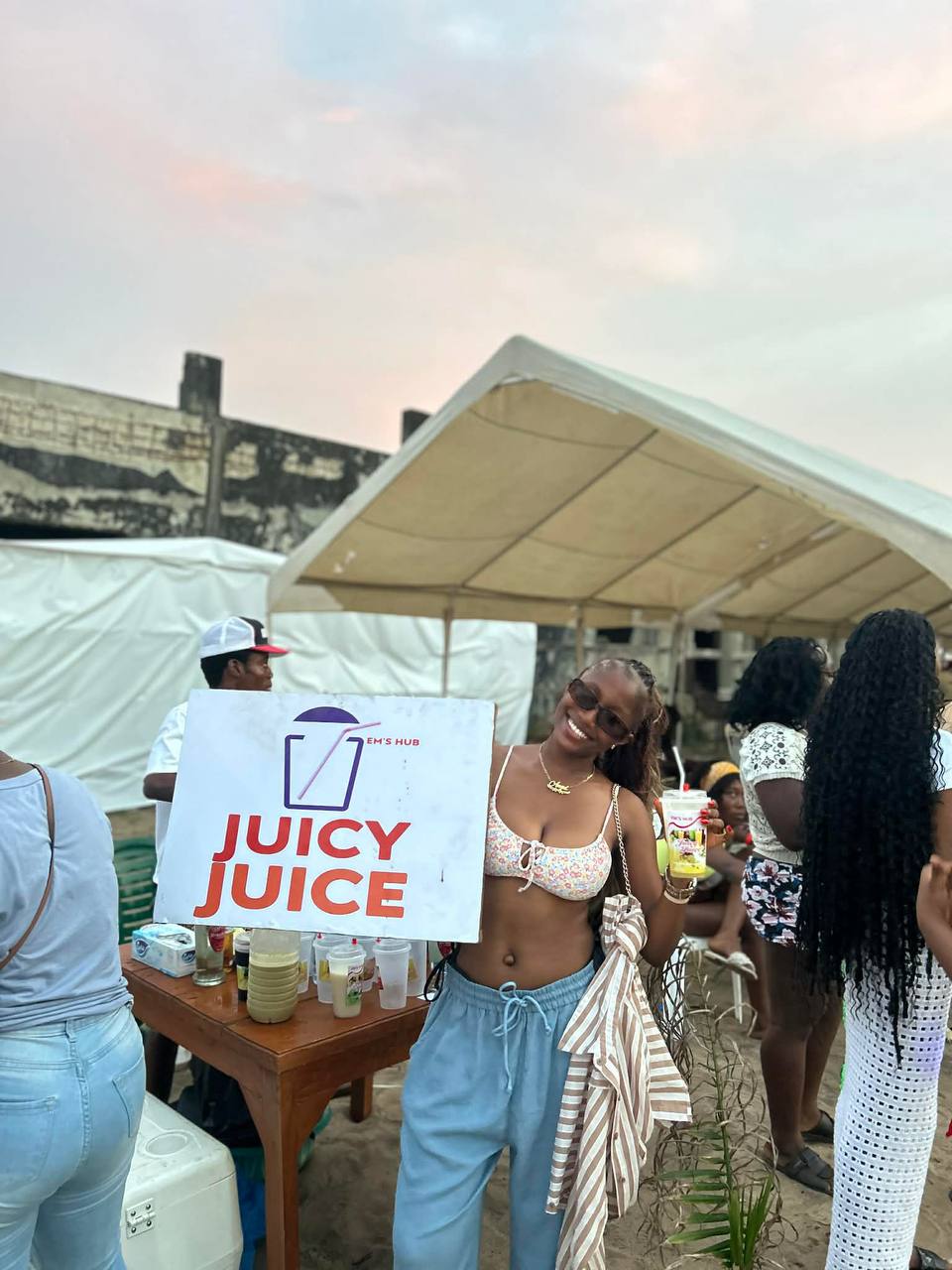 Juicy Juice event setup photo